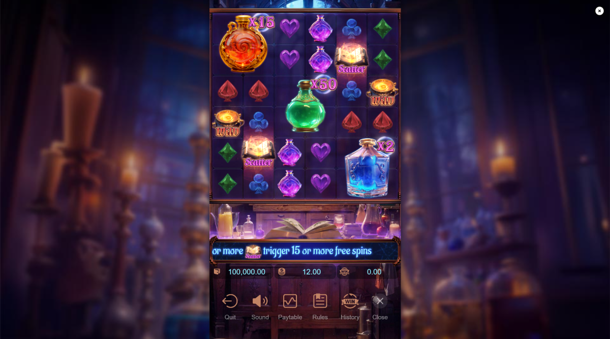 mystic potion slot pg soft