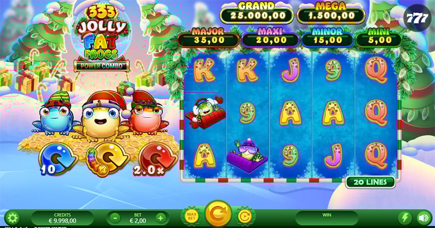 333 Jolly Fat Frogs Slot