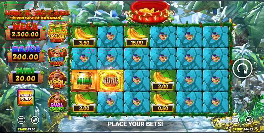 King Kong Cash Even Bigger Bananas Christmas Slot